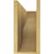 Ekena Millwork 7"W x 21"D x 14"H Classic Greensboro Rough Cedar Woodgrain TimberThane Corbel, Primed Tan CORUR07X21X14GRNRCPR - alternate 2
